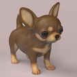 ch04.png Cute Puppy Chihuahua Dog STL and VRML