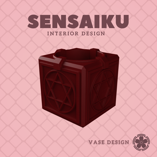 46. Cube 46 Custom Vase Design: Personalized Forms for Miniature and Modern Spaces - Ikebana Home Decoration for Modern Diorama