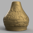vase buddha .png Buddha Vase 2