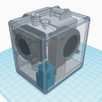 Transparent.png Complete Enclosed Extruder Carriage for Anet A8 / Prusa i3 & clones