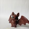 8.jpg 🦇 Flexi Chibi Bat - STL Pack | Print-in-Place + Print-in-Parts + Keychain Edition