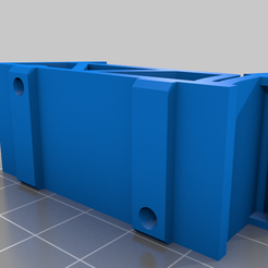 DIN_drzak_XL4015_-_v2.png Archivo 3D gratis Montaje en carril DIN para Step-Down XL 4015・Modelo de impresión 3D para descargar