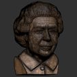 27.jpg Queen Elizabeth II bust 3D printing ready stl obj