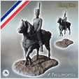 1-PREM.jpg French Napoleonic cavalry saber marching on horse (13) - Napoleonic era Wars Historical Eagles France 1st 32mm 28mm 20mm 15mm