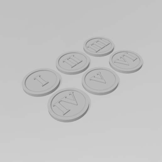 Roman-2.png Marcadores de objetivo Números romanos