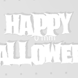 HHCreepyGoulish2.png Happy Halloween Sign, Words, 2D Art, 3D Words, Wall Art
