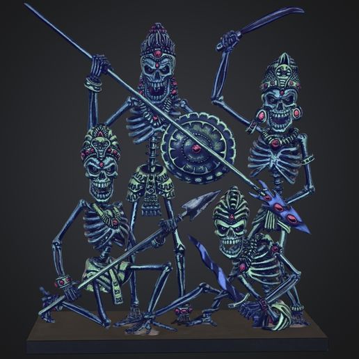Skeleton Guards - Indiana Jones Adventure - Temple of the Forbidden Eye
