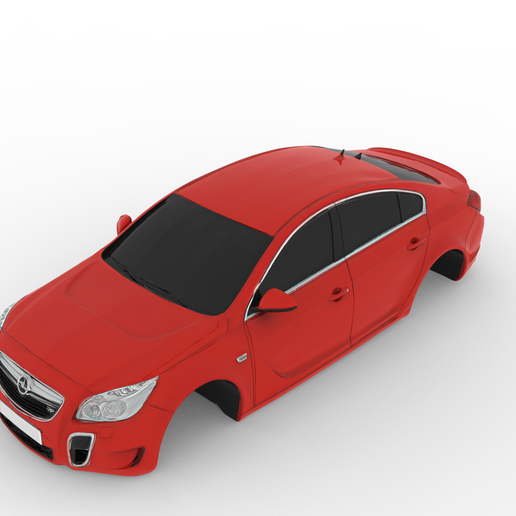 Opel Insignia A 2010 OPC 2.8 V6 Turbo – Detailed 3D Car Body Model