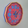 20250330_163612.jpg Dodecagon Geometry Wall Clock