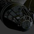 MiFaCockpit.JPG Mandun's Millennium Falcon repaired