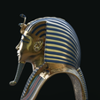 tut.385.png Tutankhamun's Mask v3 - 3D Printing