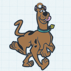 scoobydoo.png Fichier STL Porte-clés Scooby Doo・Objet imprimable en 3D à télécharger