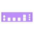Gigabyte GA - 970A - DS3 v2.stl IO Shield for Gigabyte GA - 970A - DS3 motherboard