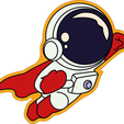 косм-6.png Astronaut cookie cutter Stl file