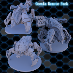 Ocenia_remote-pack.png 3D file Ocenia Remote Pack・3D printing design to download