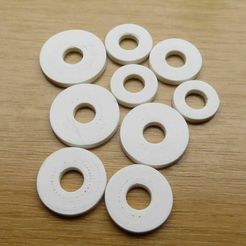 M5_bild1.jpg Free STL file WASHERS FOR M5・Template to download and 3D print