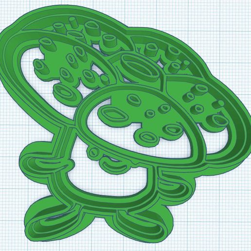 Vileplume Cookie Cutter 3D model