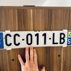 50E05A3E-3E9E-47BA-B6CB-0D5F0ED09828.jpeg UNIVERSAL FRAMELESS EU LICENCE PLATE, NUMBER PLATE HOLDER make money for business at home