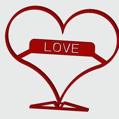 Unbenannt.jpg Archivo STL Corazón con letras Love・Design para impresora 3D para descargar
