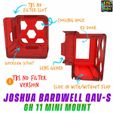 Joshua-Bardwell-QAVS-GH11-Mini-Mount-1.jpg Lumenier QAV-S Joshua Bardwell Gopro Hero 11 Mini Mount 30 Degree
