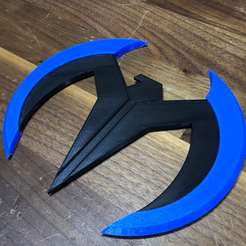 Snag_63e8b7a.png Download free STL file Nightwing Birdarang Wingding • 3D print design, superherodiy