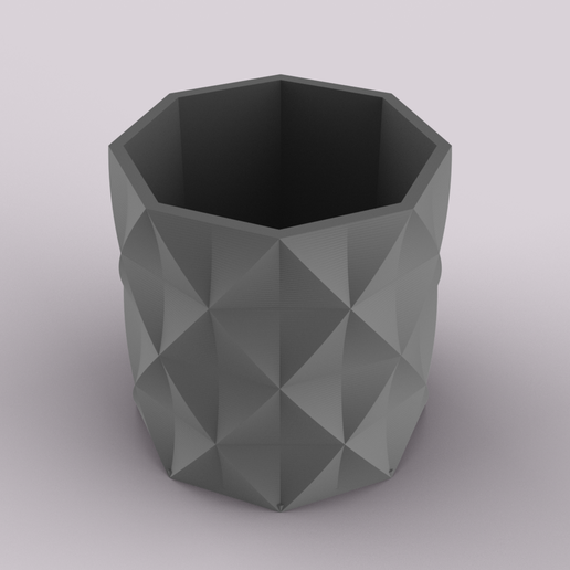Geometric Organizer Box 3D model