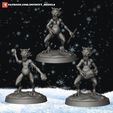 ice_spirit7.jpg Winter Monsters - Tabletop Miniatures 3D Model Collection
