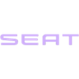 seat logo font.stl KEYCHAIN GRILL  seat  "cupra-fr-r"