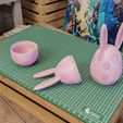EASTER-EGGS-EARS-2-PS.jpg Adorable huevo de conejo de Pascua de lunares - Surprise Container STL