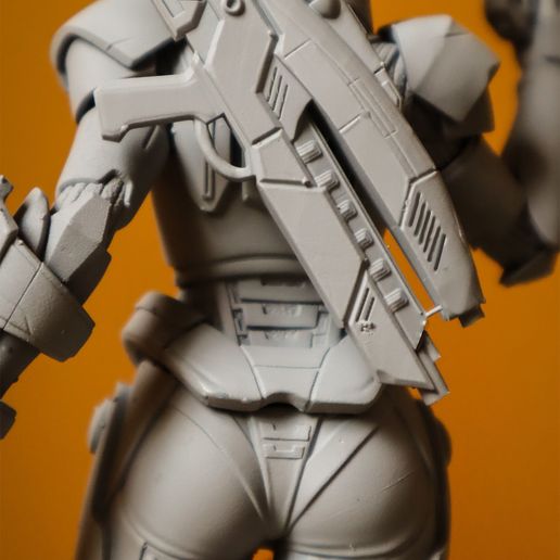 ♀️ Commander Female Shepard - Mass Effect・ 3D File for 3D printing・Cults