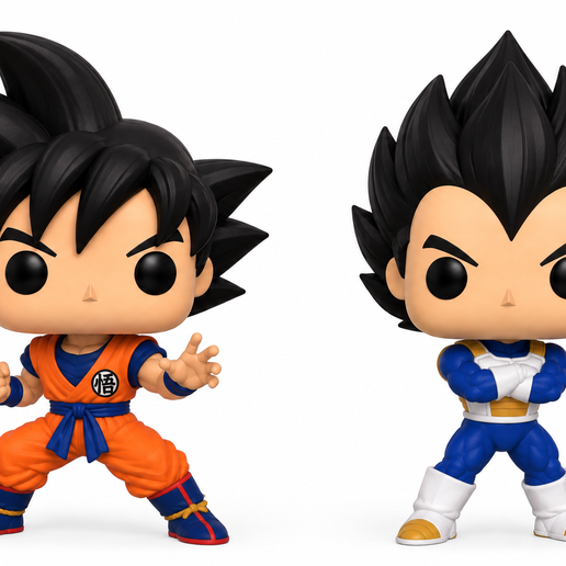 kit Goku e Vegeta (single color)