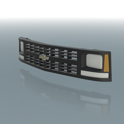 1990's-Square-body-Pov-Pack-grill-1.png 1990's AMT Chevy C3500 Stock work truck Grill