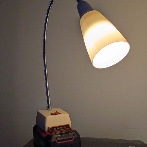 Einhell X-Change 18V Battery LED Lamp – Flexible Gooseneck Desk Light