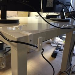 20151114_131833302_iOS.jpg Free 3D file Ikea Lack Table cable organiser・Template to download and 3D print, SUDA