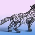 wolf-6.jpg Wolf - Resin print - Wire art