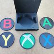 IMG_20210829_154011.jpg XBOX coasters + mini console coaster holder