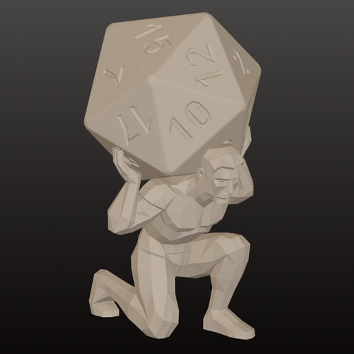 atlas-6-1.png Low-Poly D20 Atlas DnD Figure