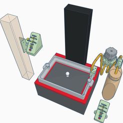 0.jpg Descargar archivo STL gratis Comedero y escurridor automático de IVA Elegoo Saturn・Modelo para la impresora 3D