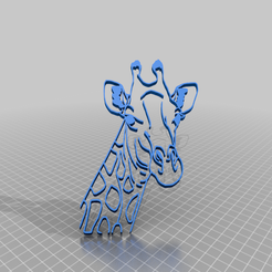 giraffe_1.png Бесплатный STL файл Giraffe 1・3D-печатная модель для скачивания, peterpeter