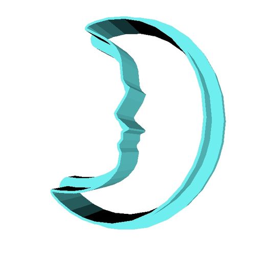 Clay Cutter Moon 3D model