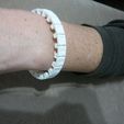 P1100610.jpg bracelet (pulseira) Now United - Flex filament (filamento flexível)