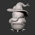 ZBrush-Document1.jpg psyduck halloween style