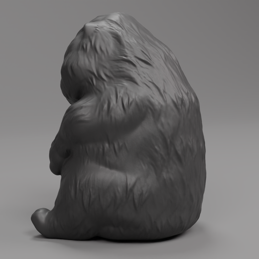 0006.png Figurine de King Kong triste et léthargique à imprimer en 3D
