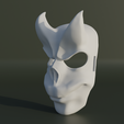 99.png Devil Face Mask - Pig Cosplay Mask 3D print model