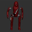 ScreenShot493.jpg Star Wars .stl Chewbacca .3D action figure .OBJ Kenner style.