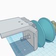 Spulenhalter Tinkercad View2.JPG Filament Holder Anycubic I3 Mega New only on Cults UPDATED bigger Spools possible