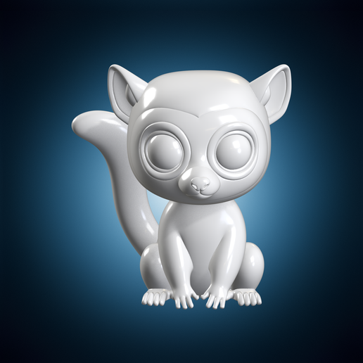 Cute Bushbaby Collectable Figure