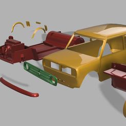 1.jpg STL-Datei Mini-Clubman-Rennwagen im Maßstab 1/12・3D-druckbare Vorlage zum herunterladen