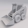 Mini Excavator 1.jpg Mini Excavator PRINTABLE Vehicle 3D Digital STL File