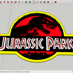 Capture d’écran 2019-03-31 à 17.58.49.png Free STL file Jurassic Park Logo・3D printable design to download